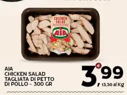 Extra Supermercati AIA chicken salad tagliata di petto di pollo offerta