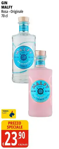 Tigros Gin Malfy Rosa - Originale offerta