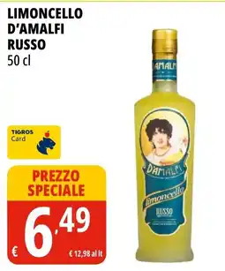 Tigros Limoncello d'Amalfi Russo offerta