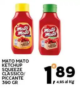 Extra Supermercati Mato Mato ketchup squeeze classico offerta