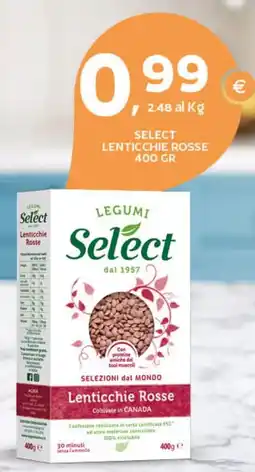 Extra Supermercati Lenticchie Rosse Select offerta