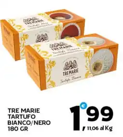 Extra Supermercati Tre Marie Tartufo Bianco/Nero offerta