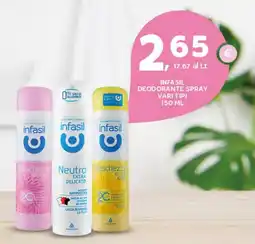 Extra Supermercati Infasil deodorante spray offerta