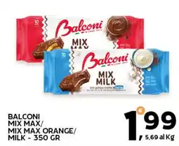 Extra Supermercati Balconi Mix Max/Mix Max Orange/Milk offerta