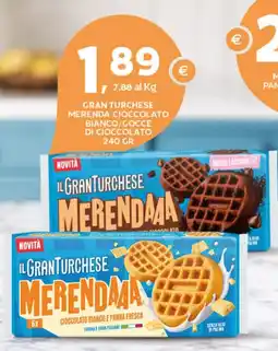 Extra Supermercati Il Granturchese Merendaaa Cioccolato Bianco e Panna Fresca offerta