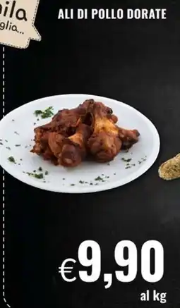 Famila Ali di pollo dorate offerta