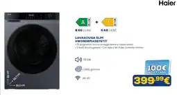 Euronics Lavasciuga slim Haier offerta