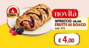 Intreccio frutti di bosco