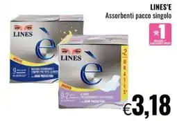 Famila Lines'è assorbenti pacco singolo offerta