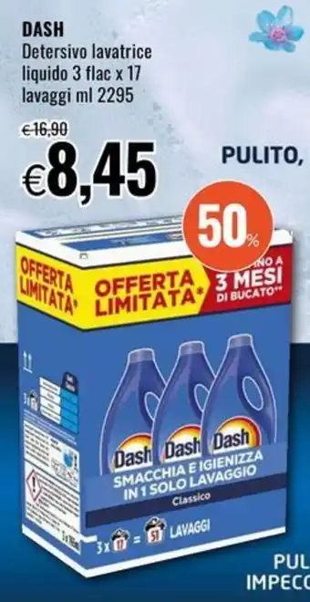 Dash Detersivo lavatrice liquido