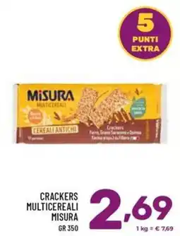 Il Centesimo Crackers multicereali Misura offerta