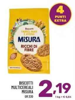 Il Centesimo Biscotti multicereali Misura offerta