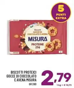 Il Centesimo Biscotti proteici gocce di cioccolato e avena Misura offerta