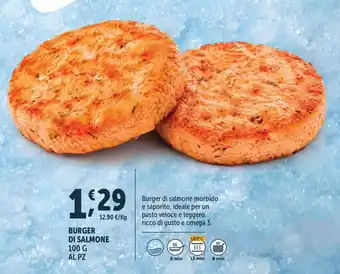 Burger di salmone