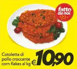 Iper Super Conveniente Cotoletta di pollo croccante corn flakes offerta