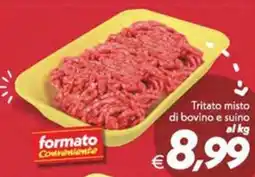 Iper Super Conveniente Tritato misto di bovino e suino offerta