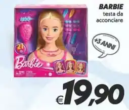 Iper Super Conveniente Barbie testa da acconciare offerta