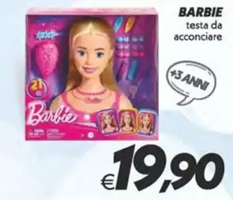 Iper Super Conveniente Barbie testa da acconciare offerta