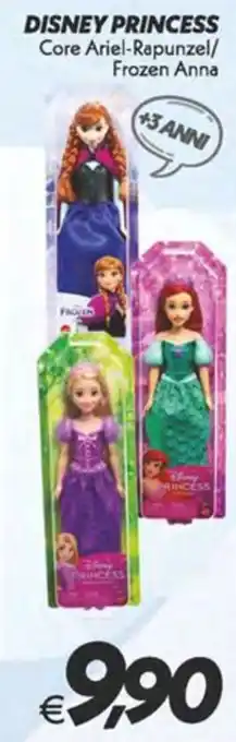 Iper Super Conveniente Disney Princess Core Ariel-Rapunzel/Frozen Anna offerta