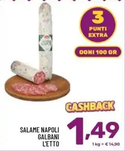 Il Centesimo Salame Napoli Galbani L'Etto offerta