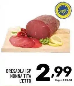 Il Centesimo Bresaola IGP Nonna Tita offerta