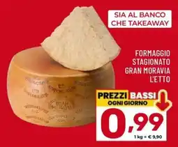 Il Centesimo Formaggio stagionato Gran Moravia offerta