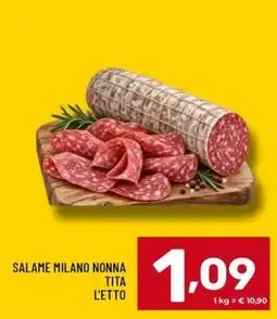 Il Centesimo Salame milano nonna tita l'etto offerta