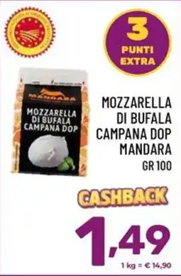 Il Centesimo Mozzarella di bufala campana dop mandara offerta