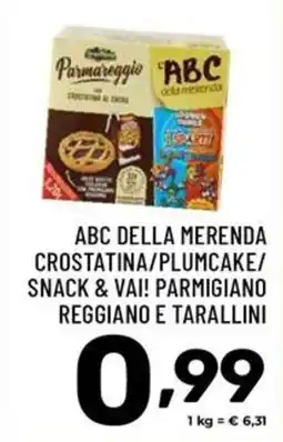 Il Centesimo ABC della merenda Parmareggio offerta