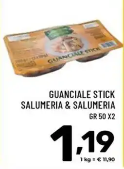 Il Centesimo Guanciale stick Salumeria & Salumeria offerta