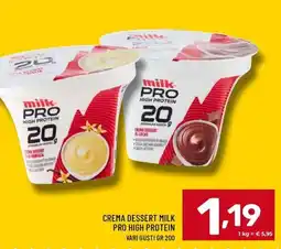 Il Centesimo Crema dessert milk pro high protein offerta