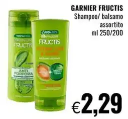 Famila Garnier Fructis Shampoo/balsamo assortito offerta