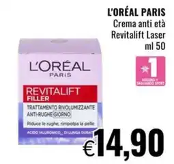 Famila L'Oréal Paris Crema anti età Revitalift Laser offerta