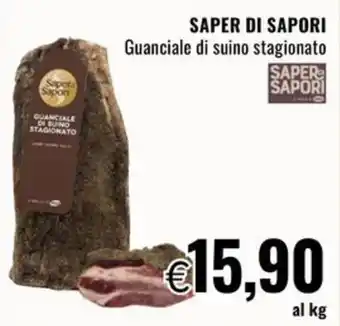 Guanciale di suino stagionato Saper di Sapori