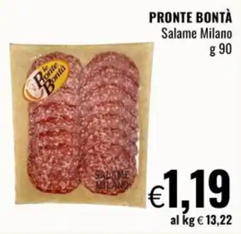 Pronte Bontà Salame Milano