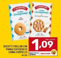 Il Centesimo Biscotti frollini Campiello offerta