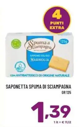 Il Centesimo Saponetta spuma di sciampagna offerta