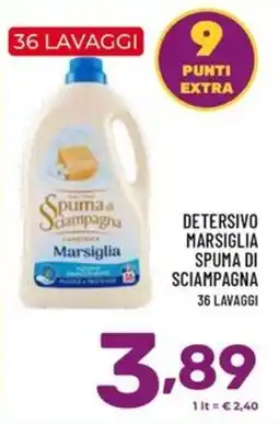 Il Centesimo Detersivo Marsiglia Spuma di Sciampagna offerta