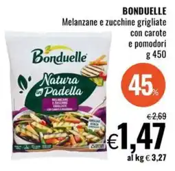 Famila Bonduelle Natura in Padella Melanzane e zucchine grigliate con carote e pomodori offerta