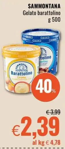 Famila Sammontana Gelato barattolino offerta