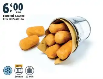 Crocchè grande con mozzarella
