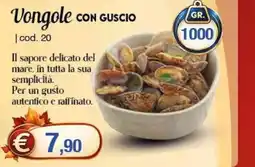 Elite Vongole con guscio offerta