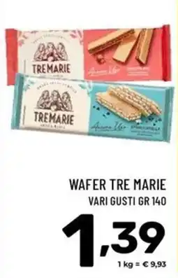 Il Centesimo Wafer Tre Marie offerta