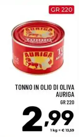 Il Centesimo Tonno in olio di oliva Auriga offerta