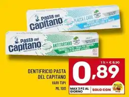 Il Centesimo Dentifricio Pasta del Capitano offerta