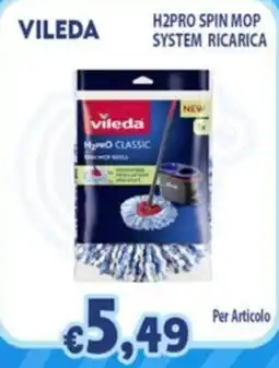 Opportunity Shop Vileda H2Pro Classic Spin Mop Refill offerta