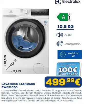Lavatrice standard Electrolux