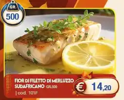 Elite Fior di filetto di merluzzo sudafricano offerta