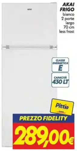 Iper Super Conveniente Akai frigo bianco offerta