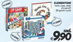 Iper Super Conveniente Clementoni nomi, cose, città/chi sono?/50 giochi riuniti offerta
